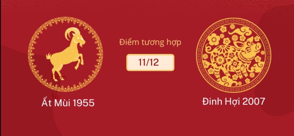 Sinh năm 1955 hợp tuổi gì
