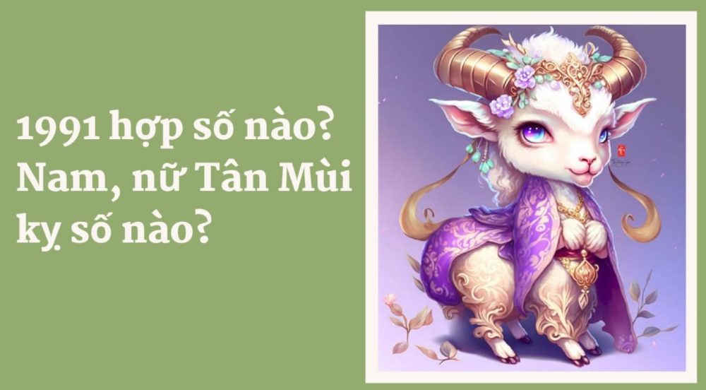 Tân Mùi 1991 hợp số nào