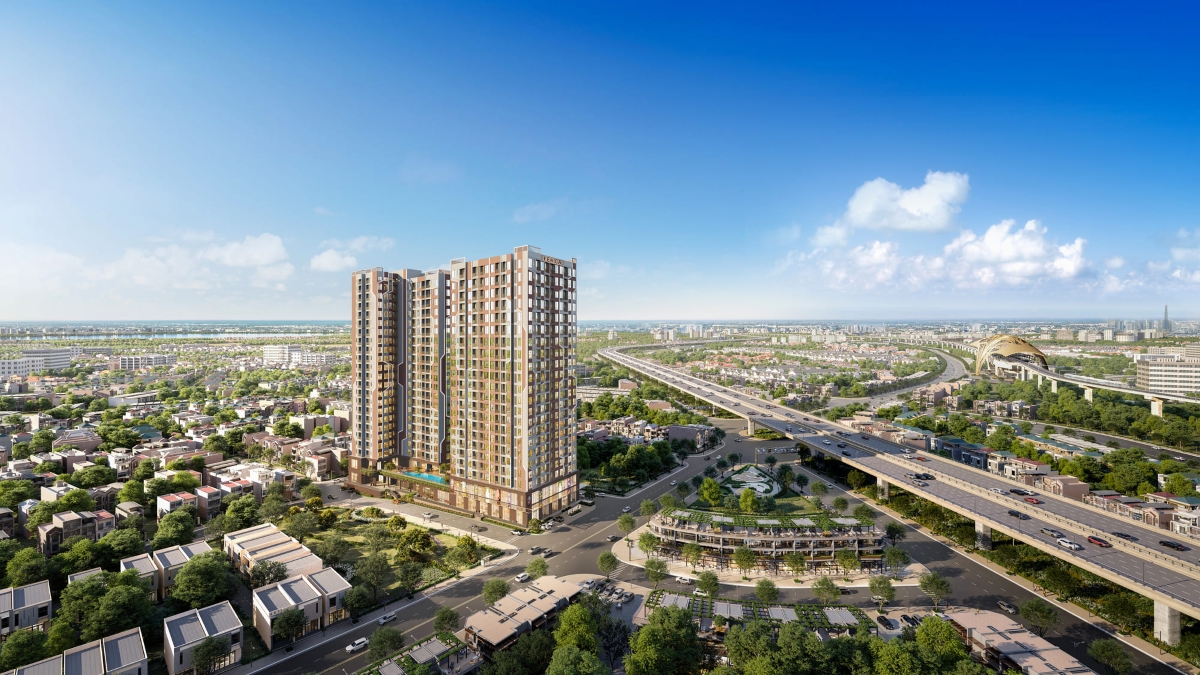 Phối cảnh tổng thể dự án căn hộ Fenica Dĩ An