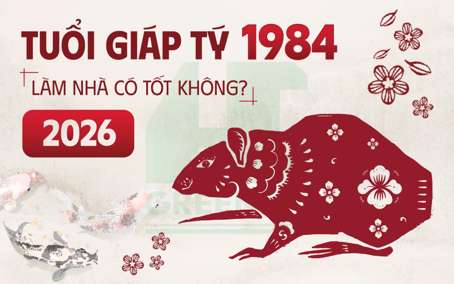 Giáp tý 1984 làm nhà năm nào