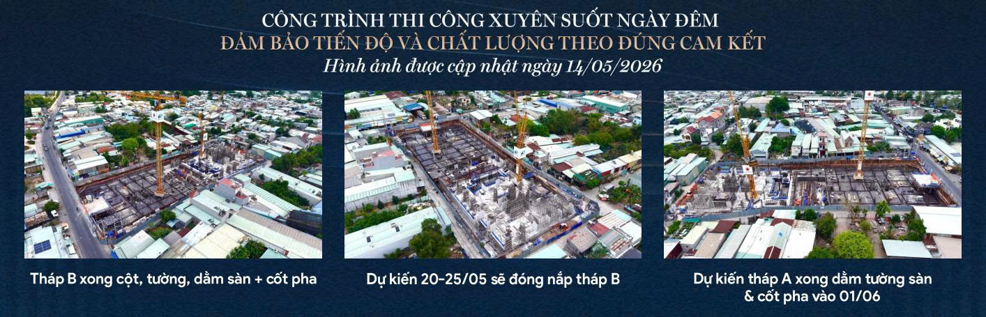 Tiến độ xây dựng dự án Fenica nhanh chóng, dự kiến bàn giao nhà vào tháng 3/2028